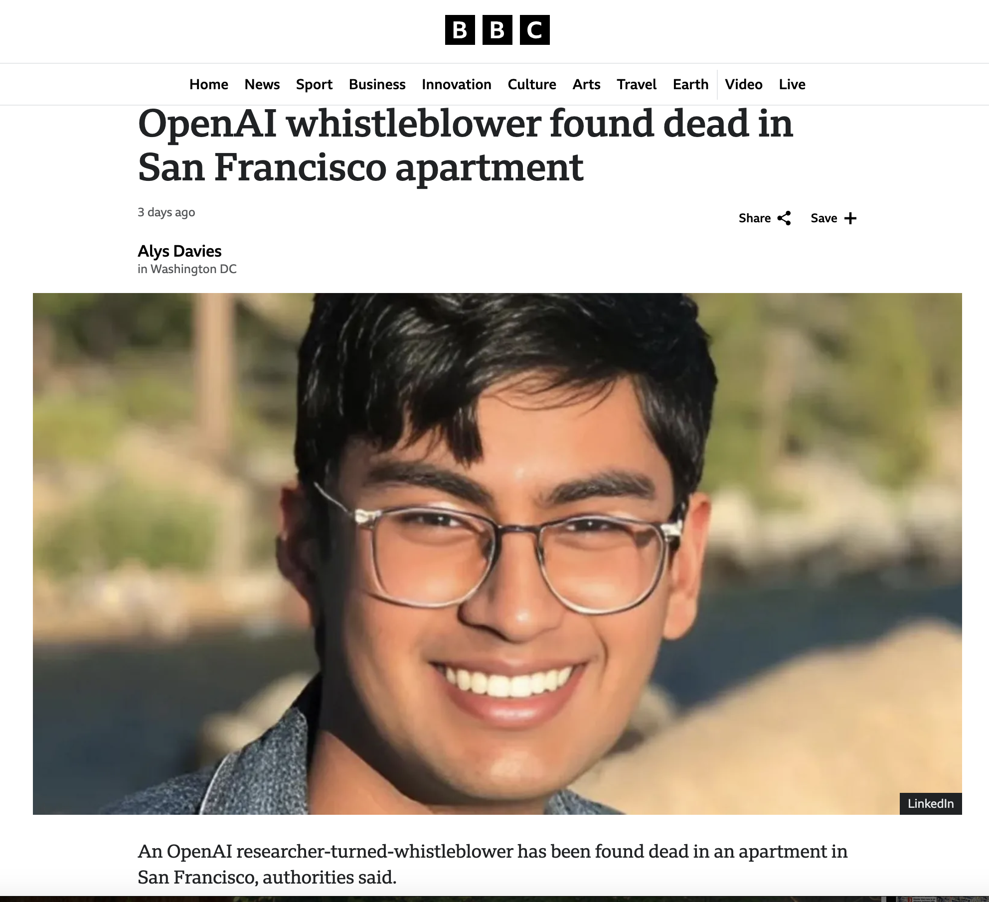 Exploring The Unexplained Death Of The Steve Jobs Of AI – Suchir Balaji