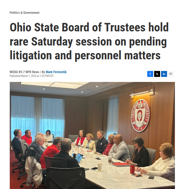Published source exhibit on Ohio State trustee proceedings