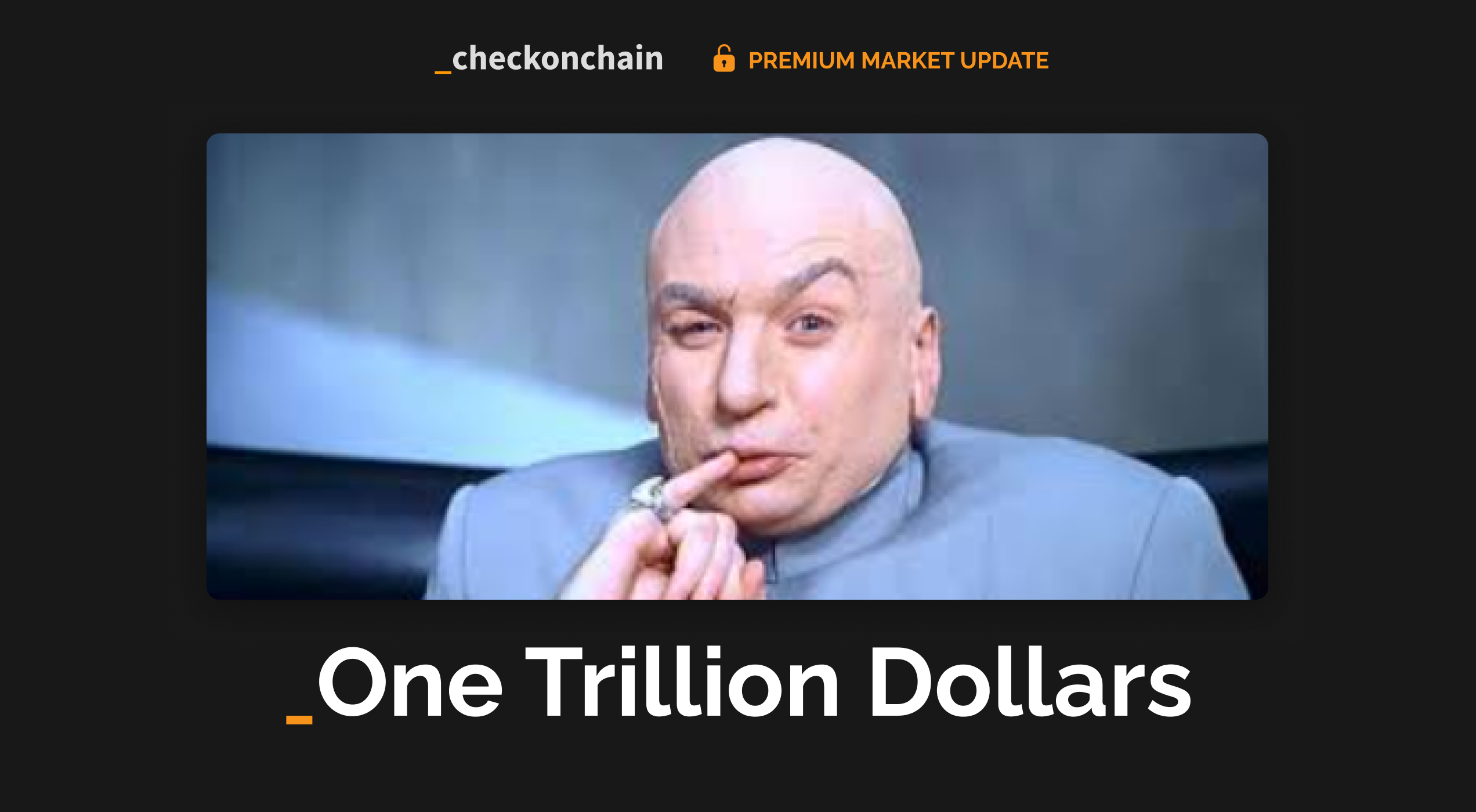 One Trillion Dollars