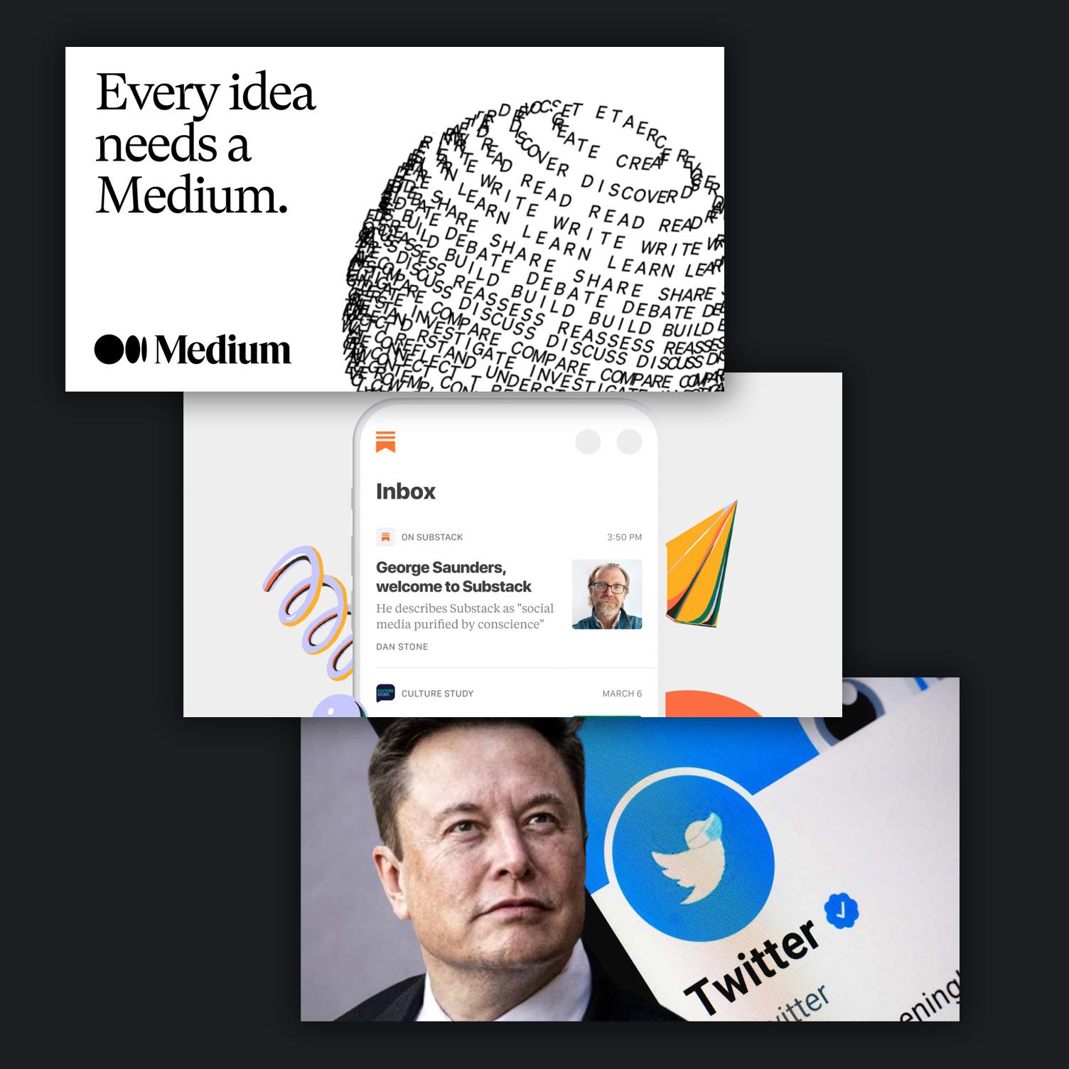 創作者經濟」的挑戰、變形與未來：Medium、Substack、Twitter - by Yuji Huang