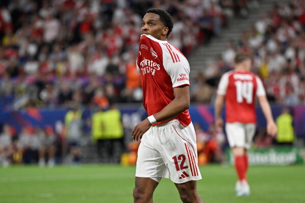 Netherlands' Jurrien Timber to miss World Cup due to groin injury sustained with Arsenal in March | AP News