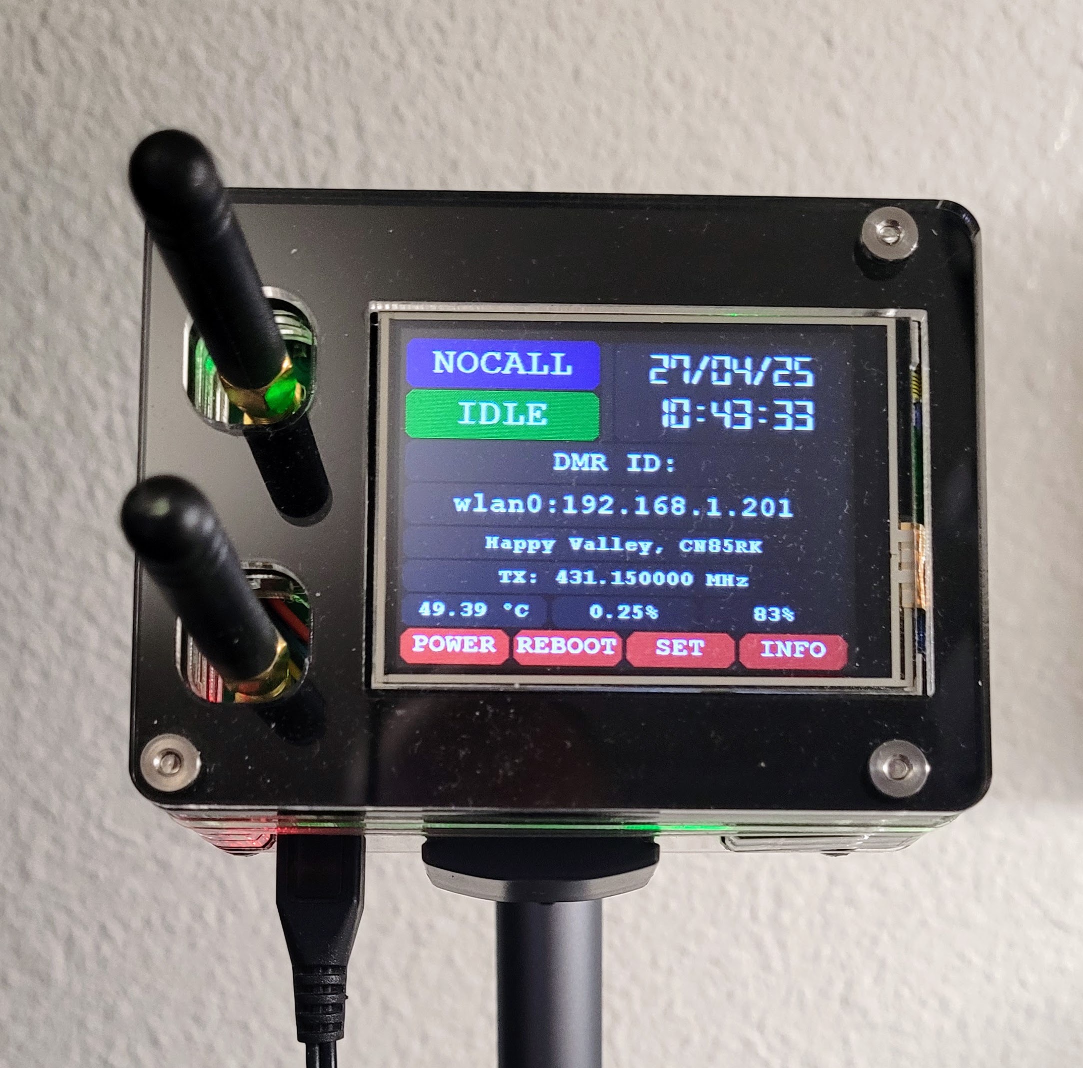 Problem: no DMR ID and no call sign