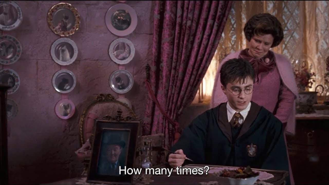 Dolores Umbridge : I must not tell lies | Harry Potter and the Order of the Phoenix Dolores Umbridge : I must not tell lies | Harry Potter and the Order of the Phoenix