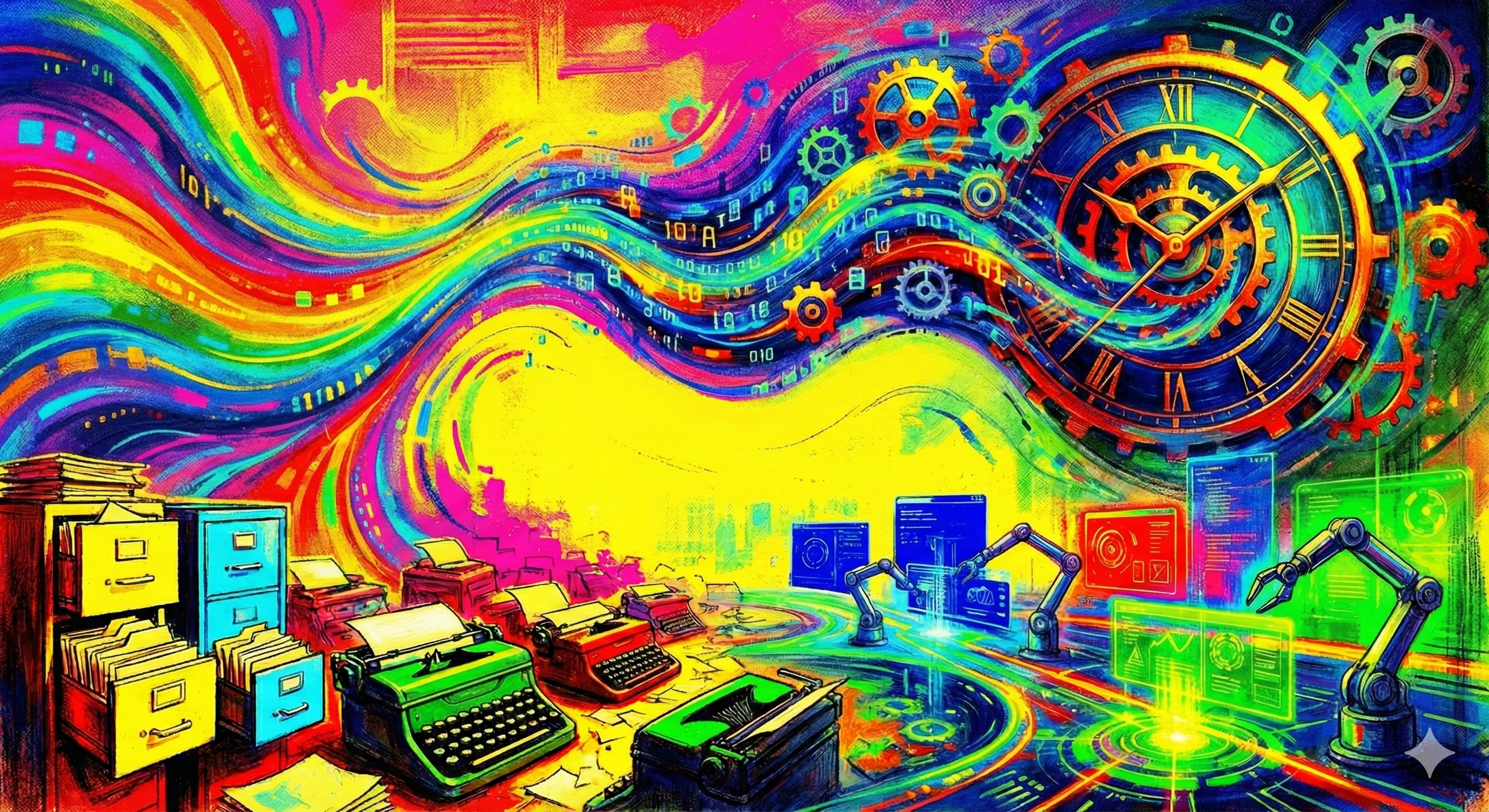 Digital transformation and AI technology concept