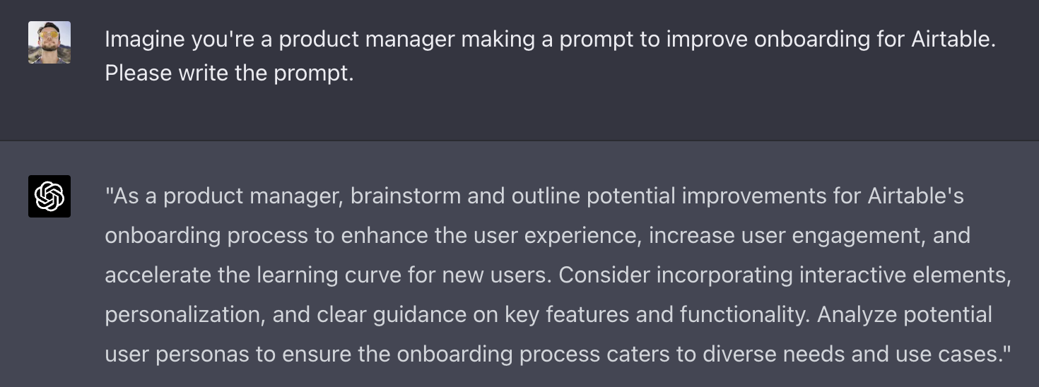 Image from How to use ChatGPT in your PM work