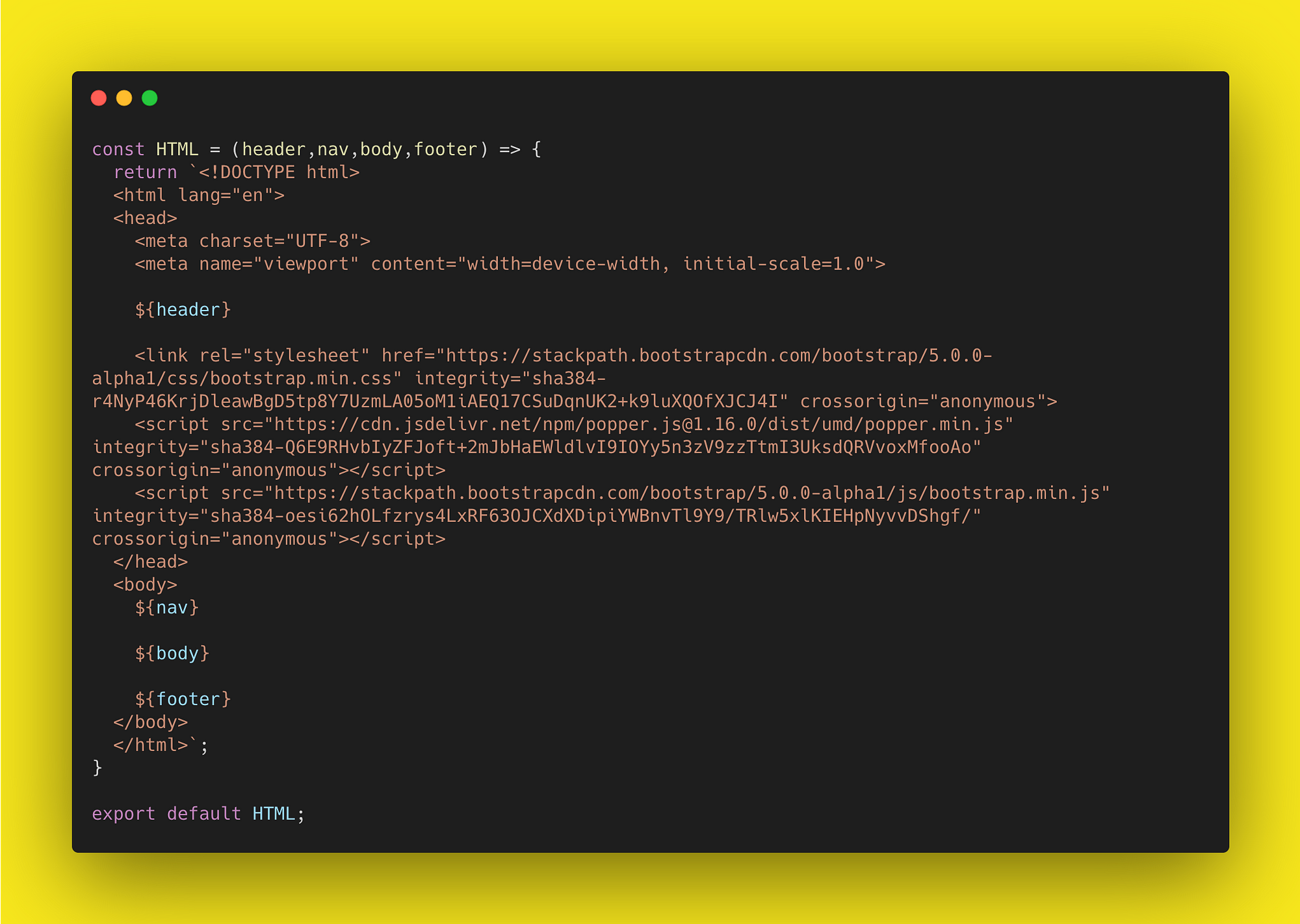 Chapter 5: How to build a website with only JavaScript