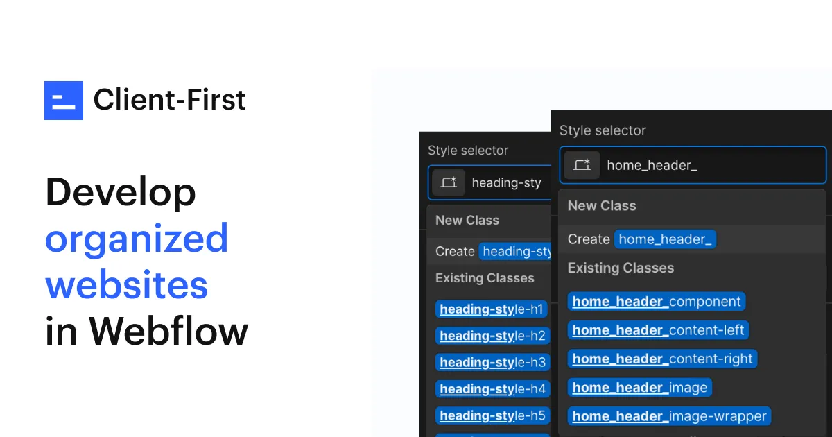 Building in webflow was complicated, until I discovered this framework.