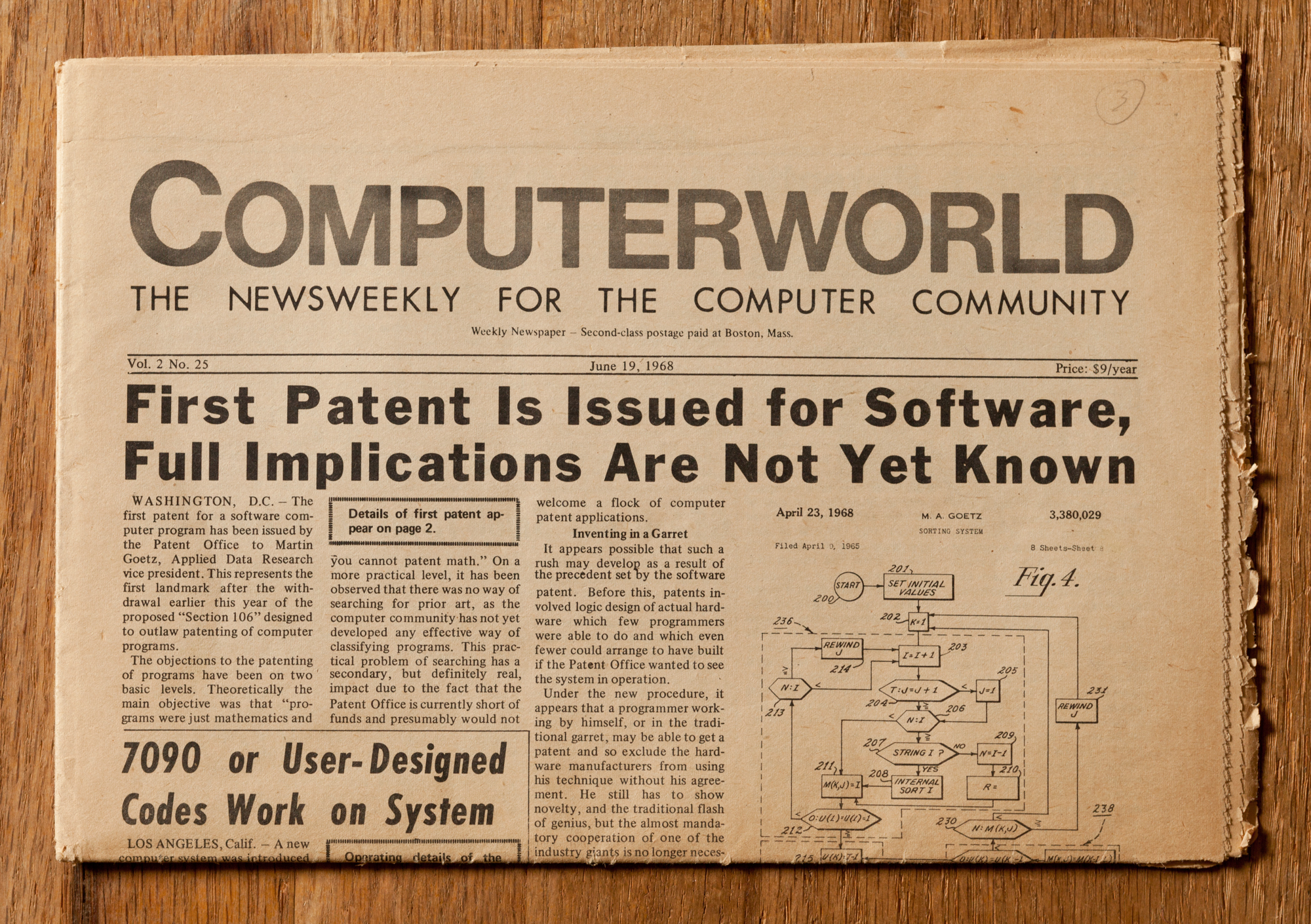 The Story of The First Software Patent - by David Friedman