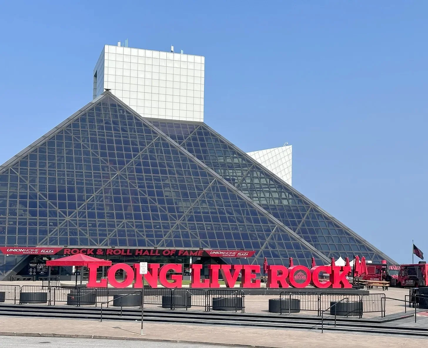 The Rock & Roll Hall of Fame in Cleveland, Ohio, USA - photo by Mark Dauner