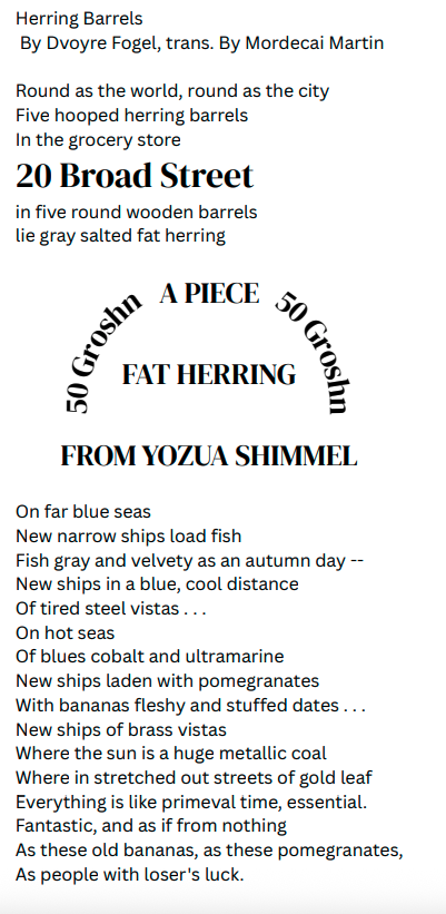 Herring Barrels for Women In Translation Month