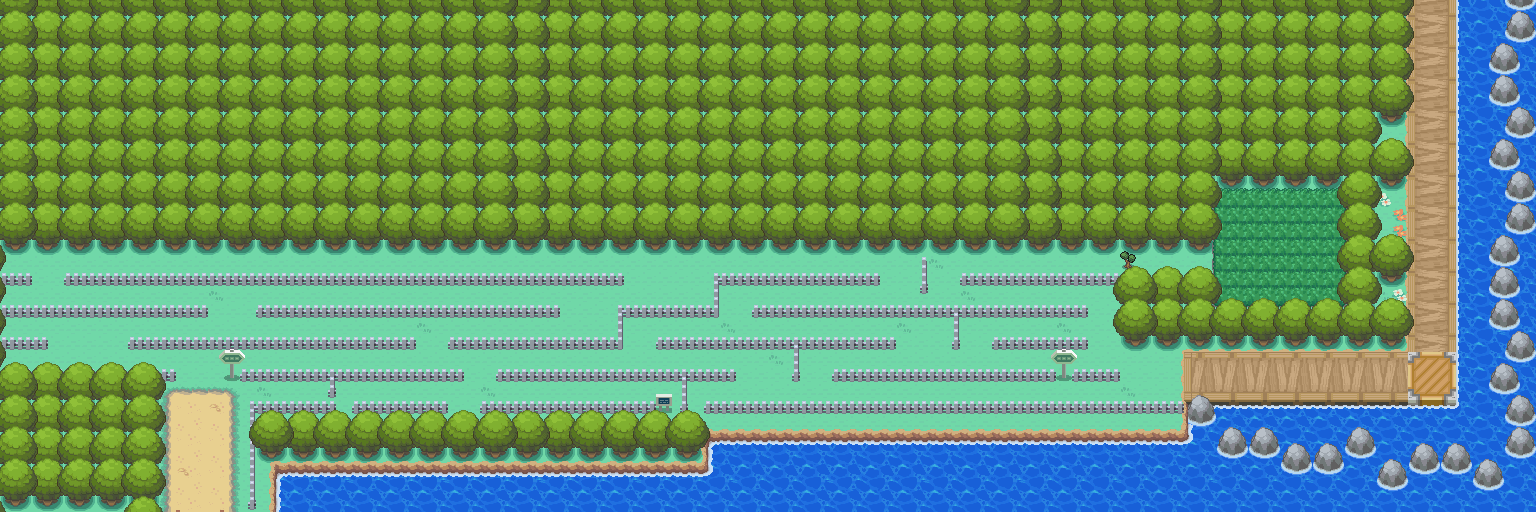 Hoenn Region Map — Labeled Pokémon map with anime locations