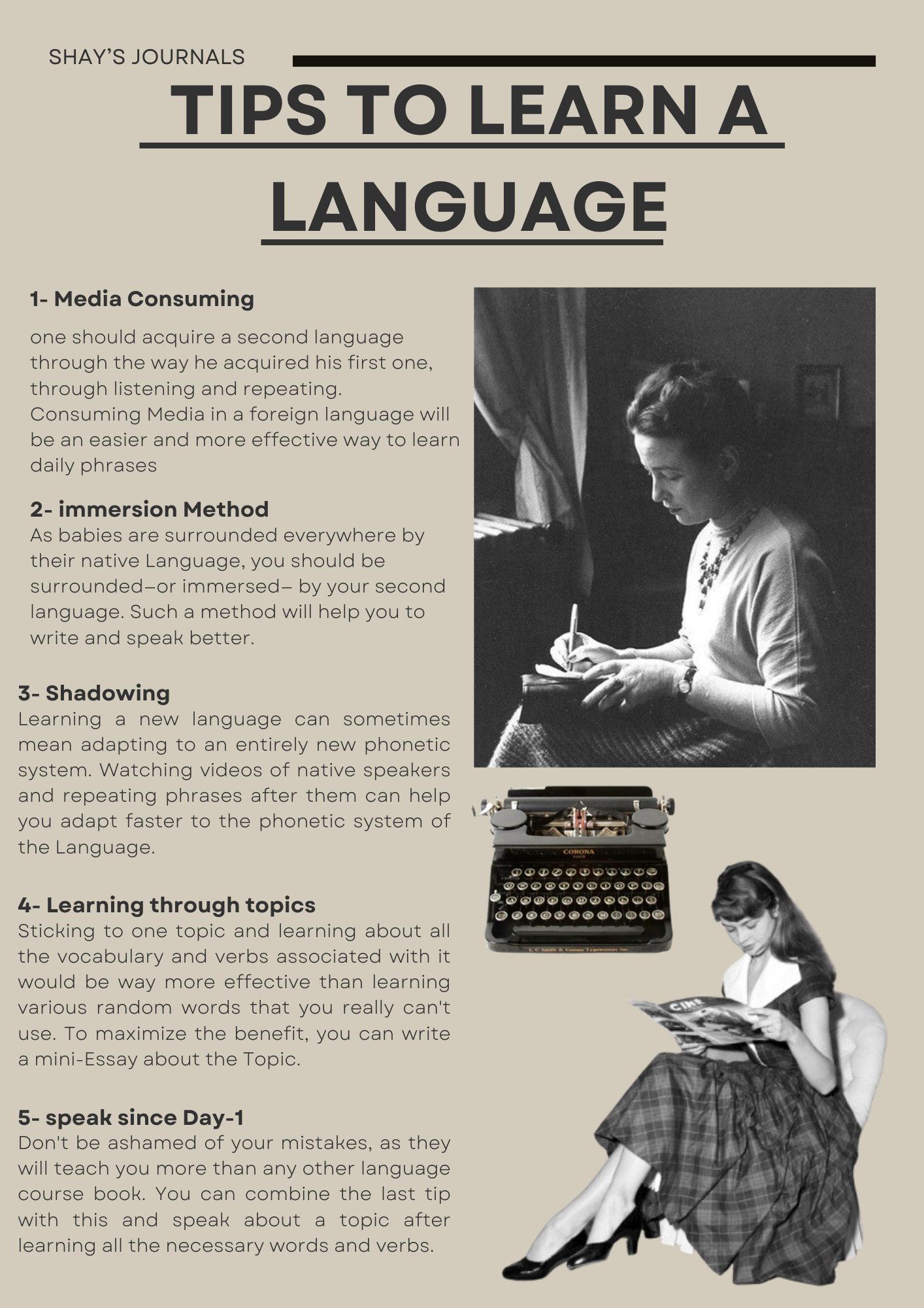 The Importance of Learning Foreign Languages. - by shay 𖦹