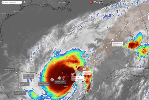 Image for article: Hurricane Milton Update: Palm Bay Prepares for Impact - Service Changes and Potential Evacuations