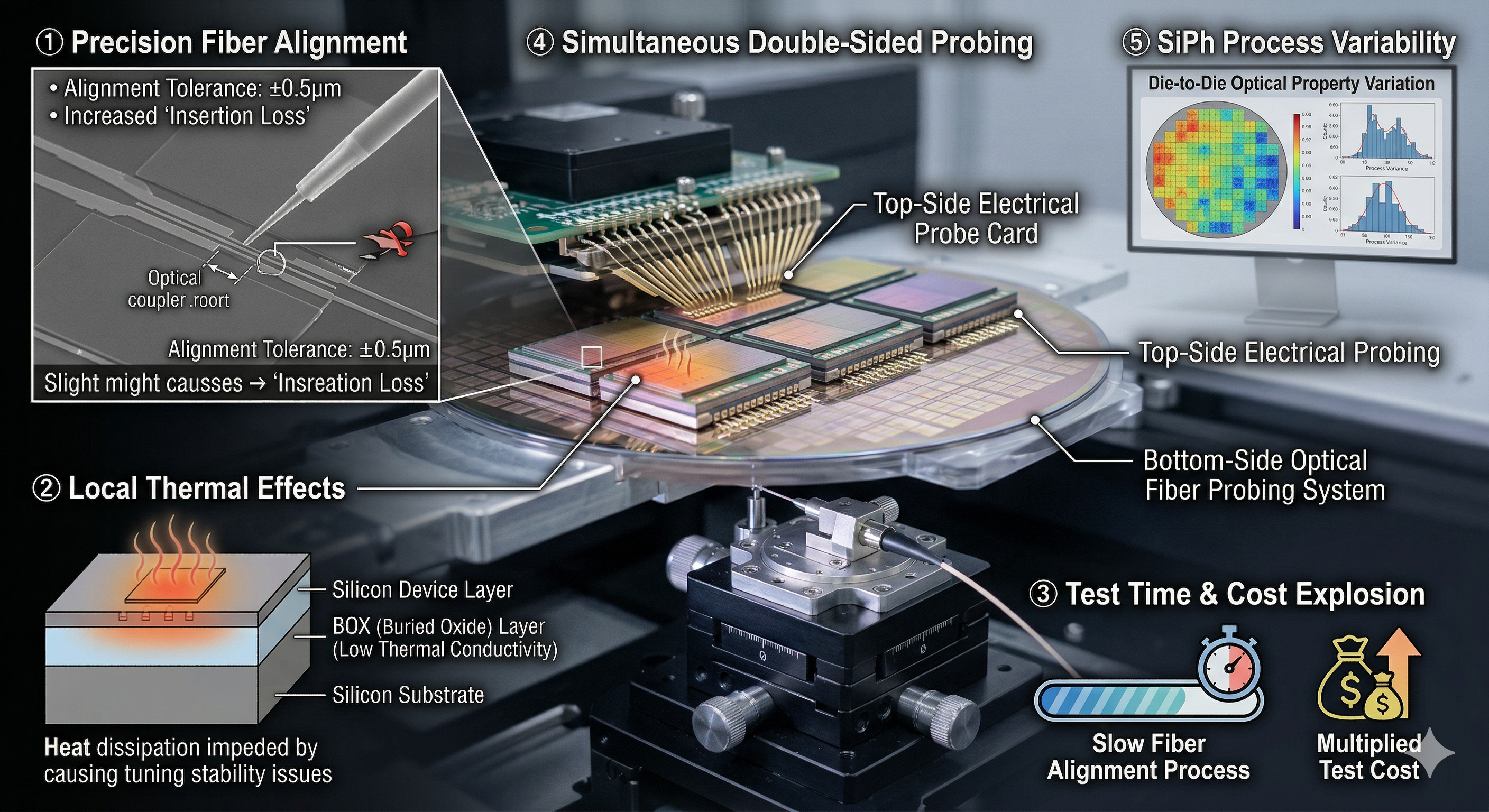 Figure 5: CPO testing vs conventional semiconductor testing