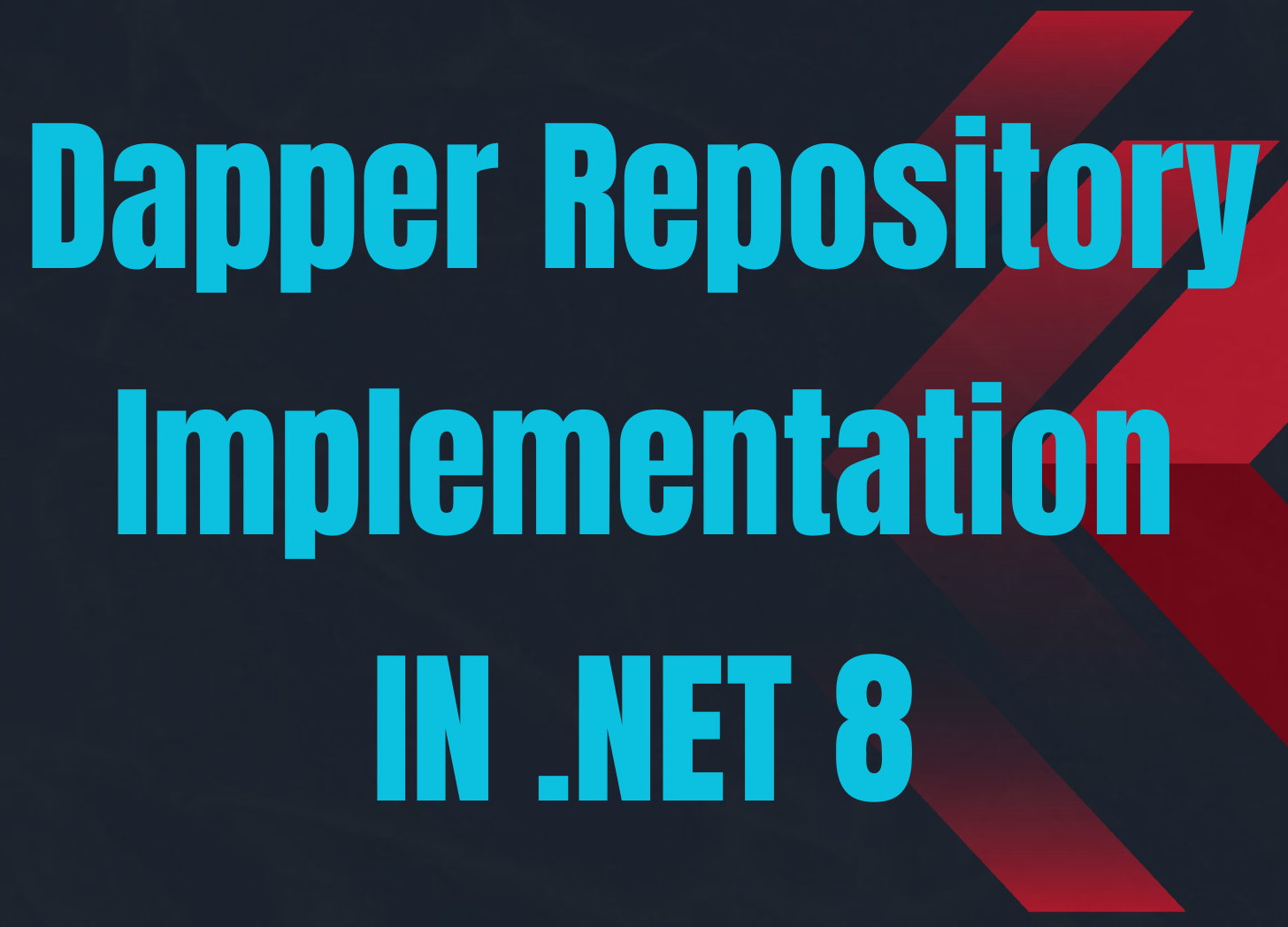 Dapper Repository Implementation for Store Procedure Calls in 8