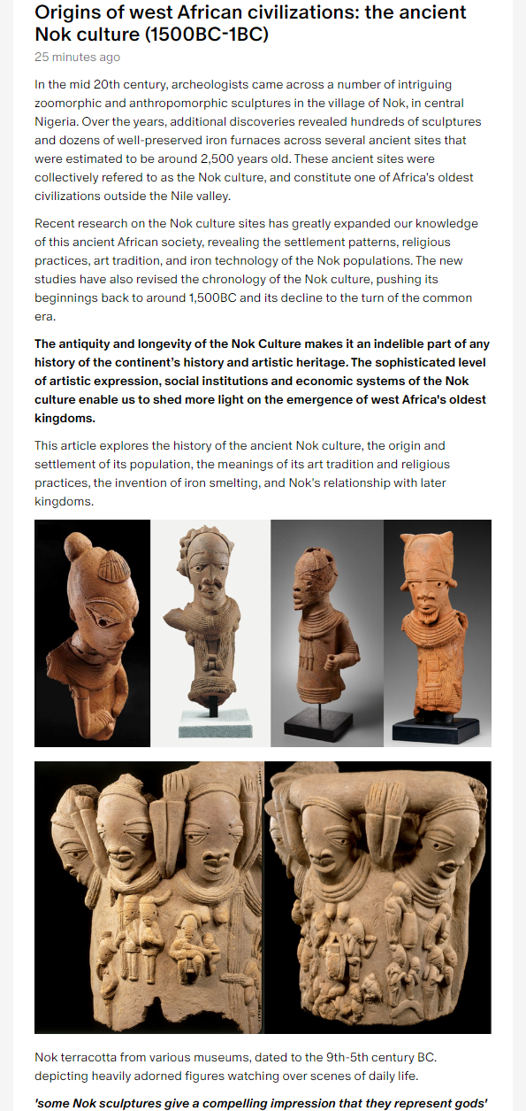 a brief note on the origin of African civilizations