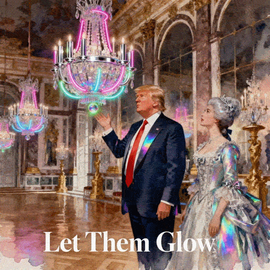 Magick Mica Trump parody art