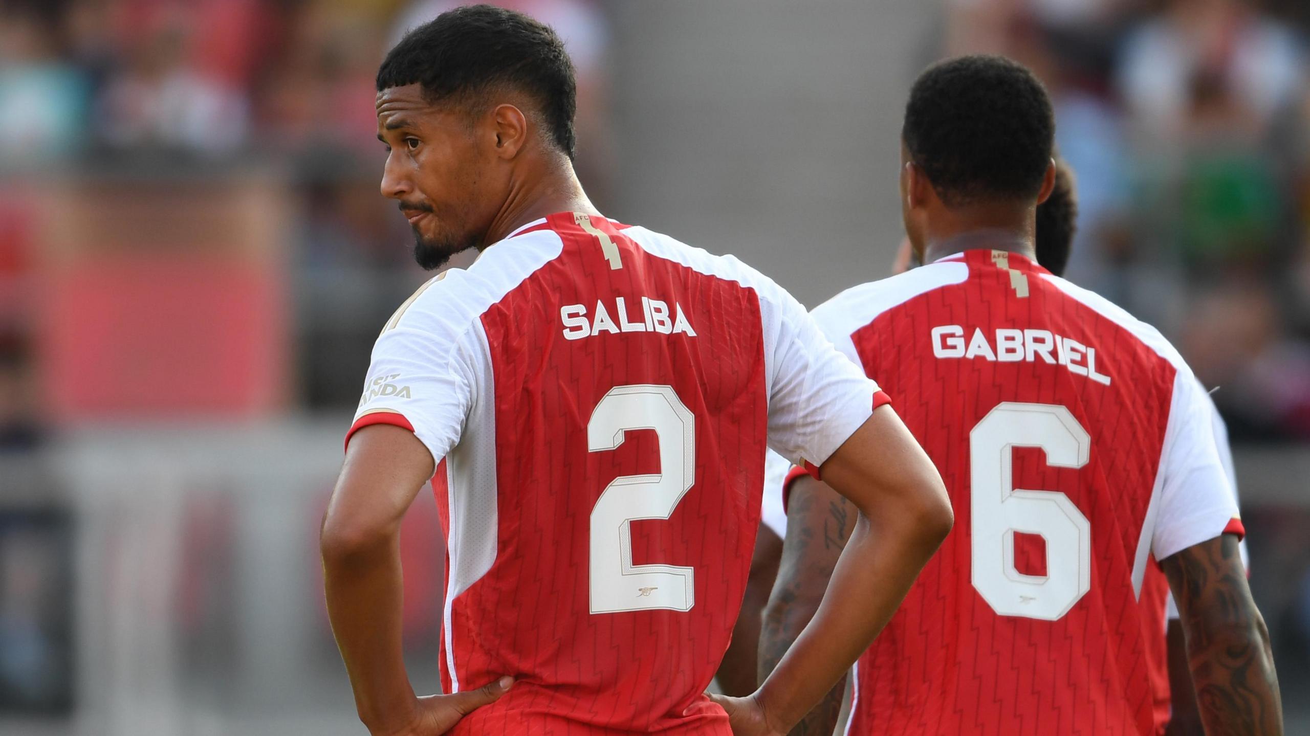 William Saliba returns in Arsenal friendly draw - BBC Sport