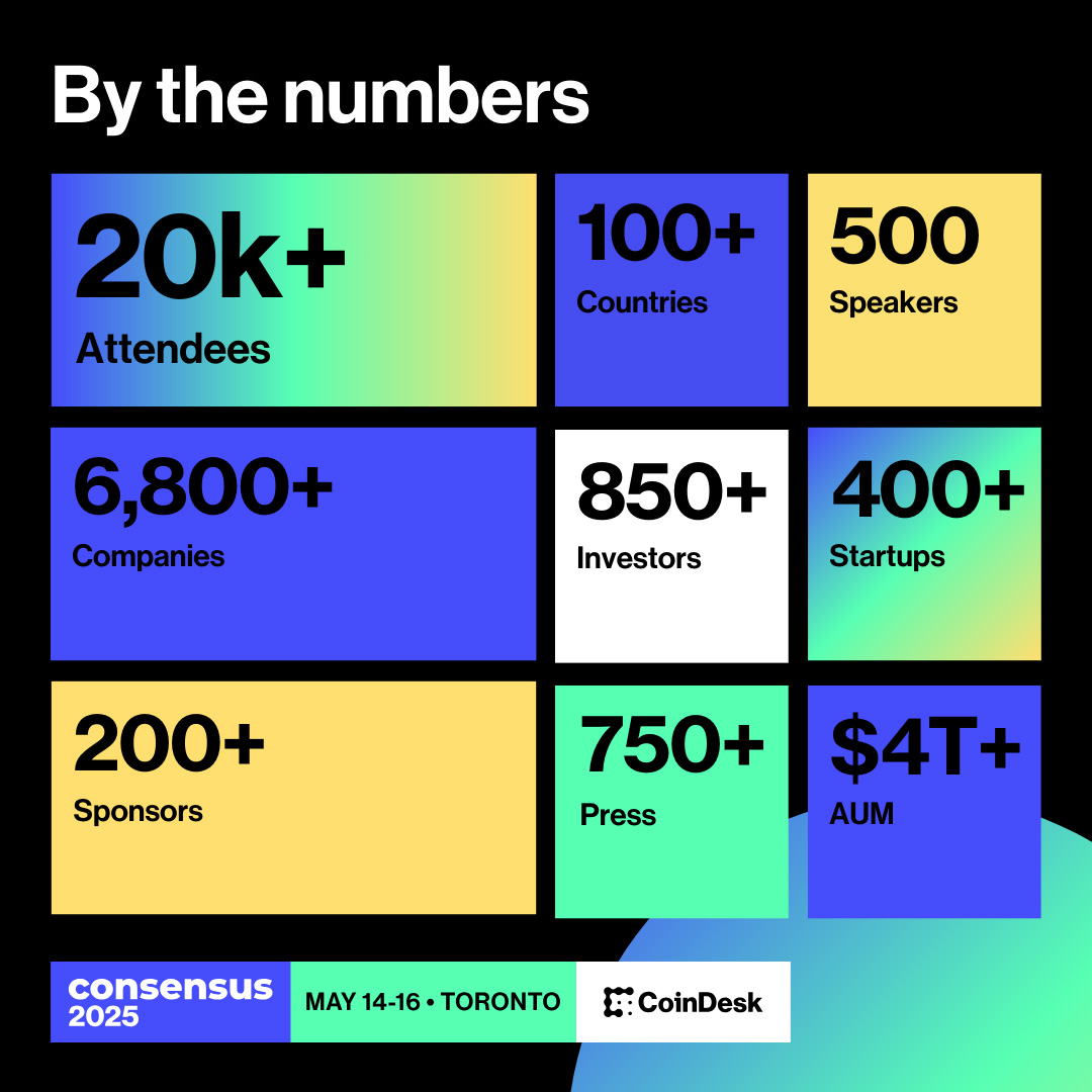 🎉 Consensus 2025: Crypto’s Most Influential Event arrives in Toronto ...