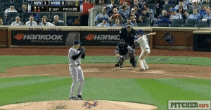 Dellin Betances has baffled hitters with his curveball this season.