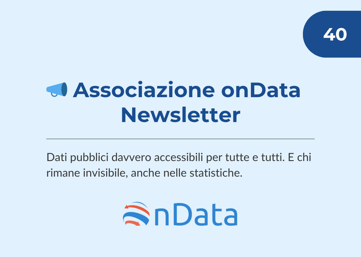 Associazione onData - Accesso ai dati e invisibilità statistica