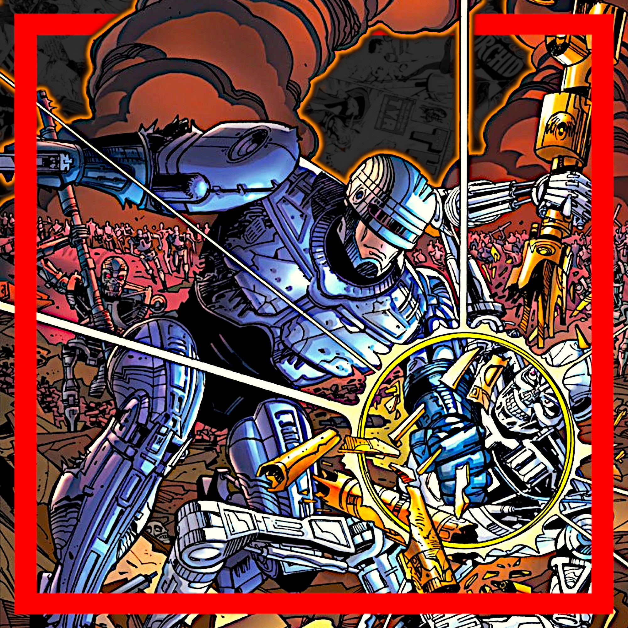 ROBOCOP VERSUS TERMINATOR : LA GUERRE DES MACHINES EN COMICS !, image size:2000x2000
