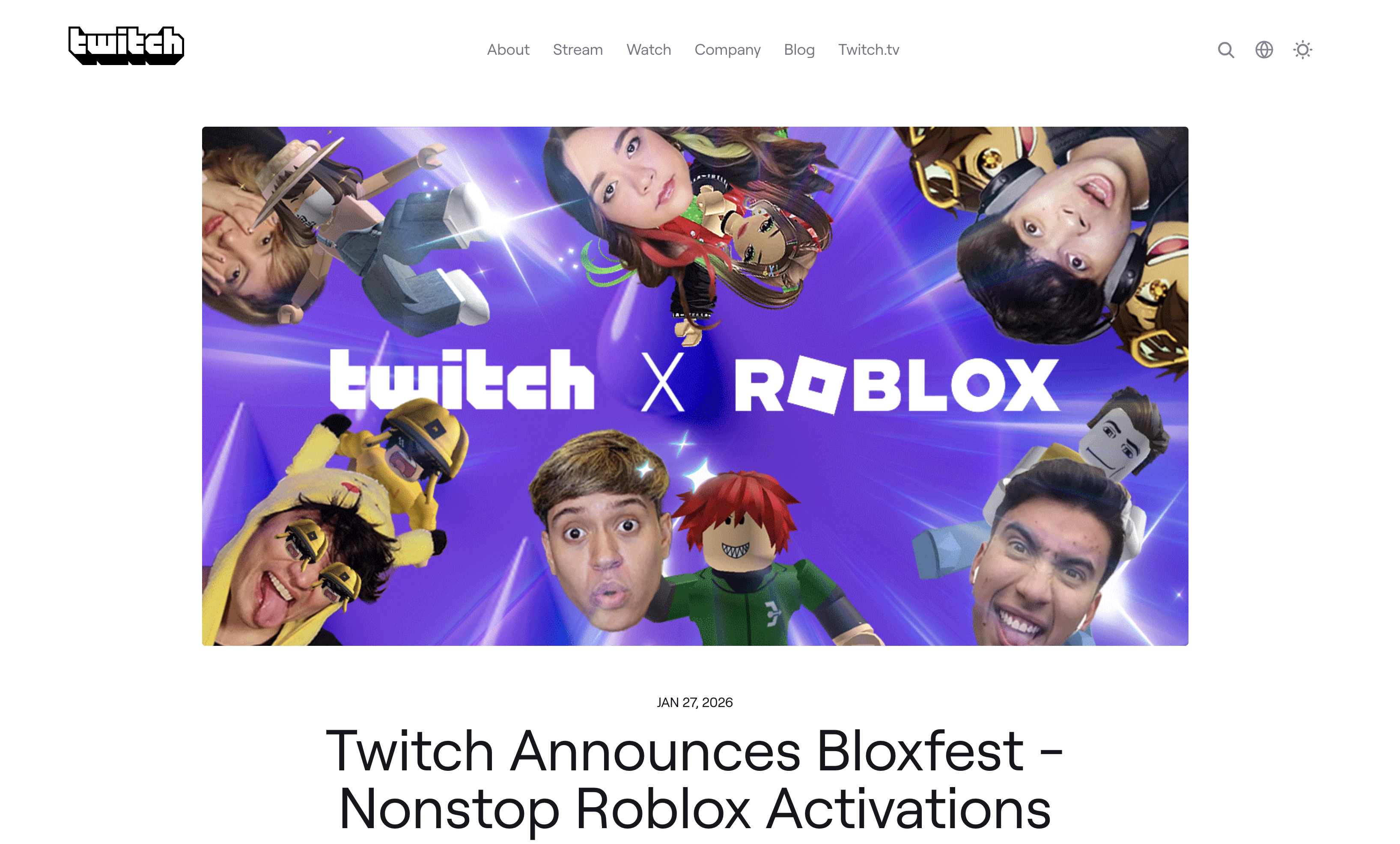 Roblox x Twitch Bloxfest: Early Metrics Show Muted Viewership Uplift