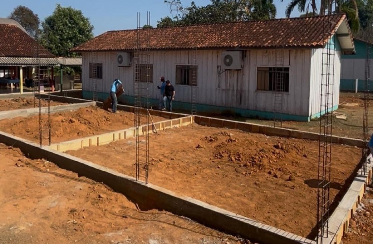Com investimento de Ezequiel Neiva, Escola João de Deus Simplício inicia obras de ampliação em Cacoal
