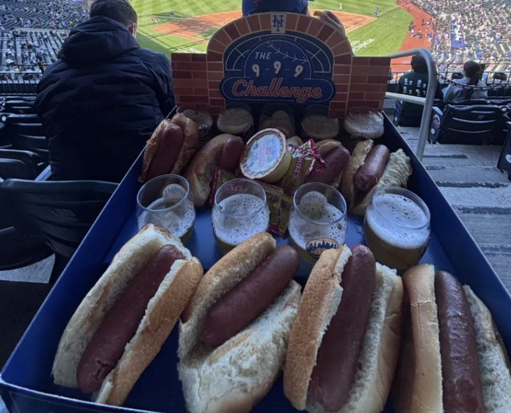 readfeedme.com - Emily Sundberg - 9 hotdogs and 9 beers 9 nine innings. ⚾