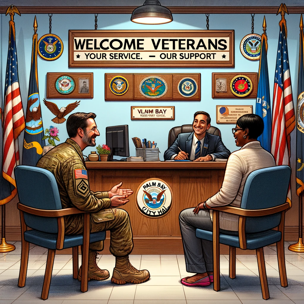 Image for article: A New Chapter for Palm Bay Veterans: City Hall Introduces Full-Time Veteran Service Officer