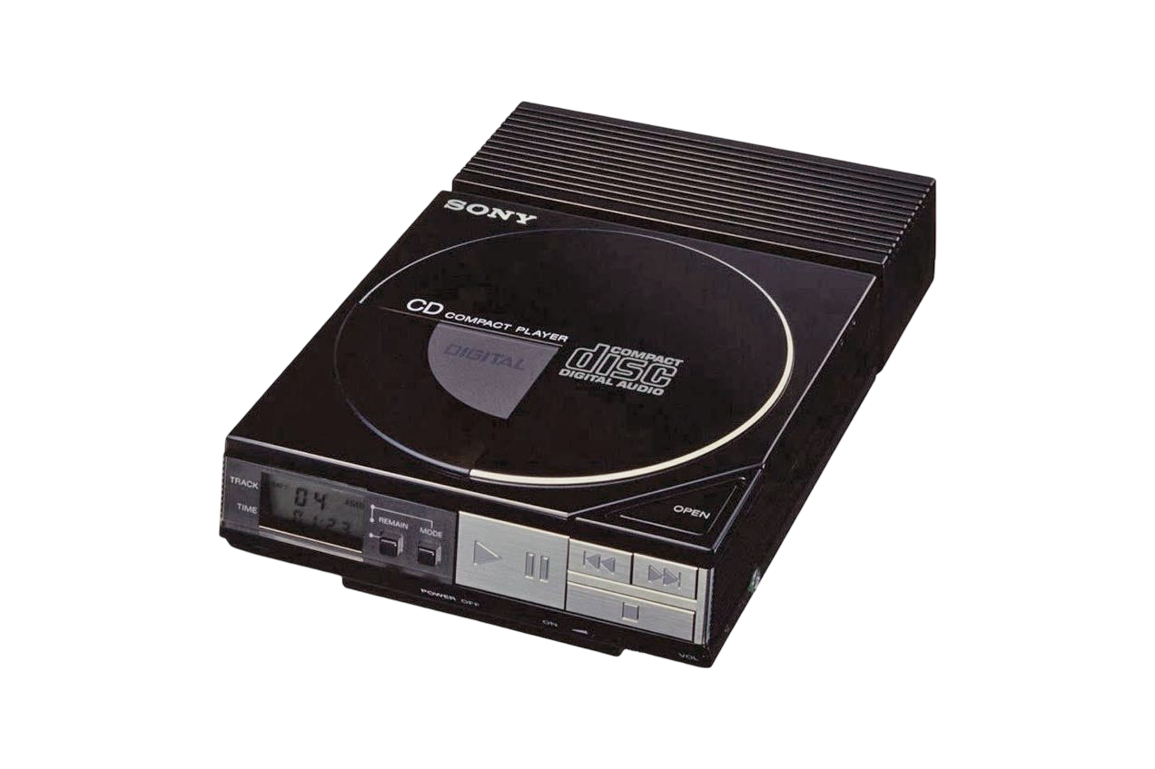 SONY コンパクトディスクプレーヤ AC-D50 Sony SONY 初代 CD COMPACT PLAYER D-50 本体 動作品 AC-D50 付き