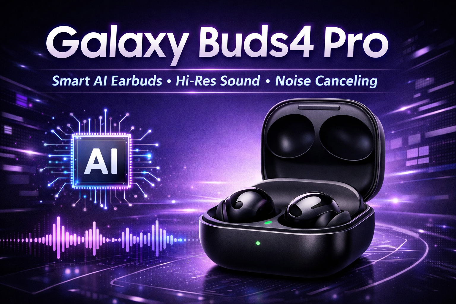 Samsung Galaxy Buds4 Pro: Smart Wireless Earbuds with Galaxy AI & Hi-Res Audio (2026)