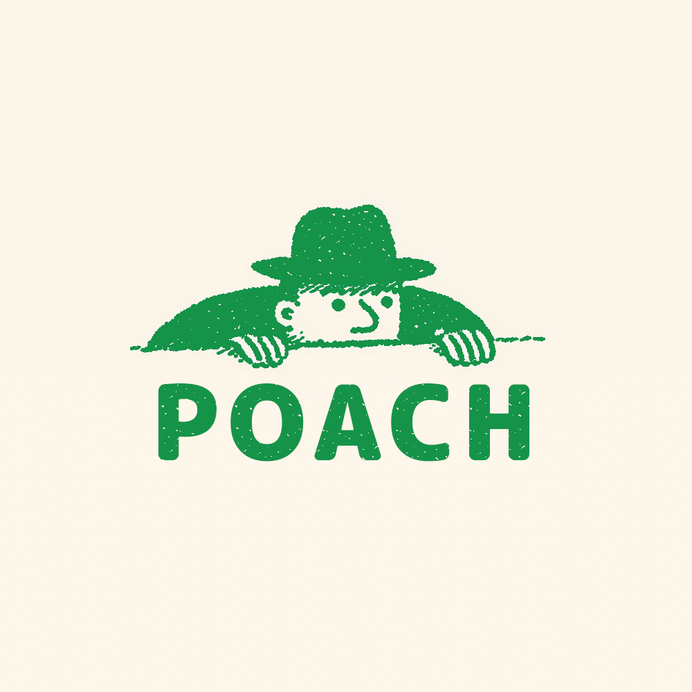 Substack banner for @poach