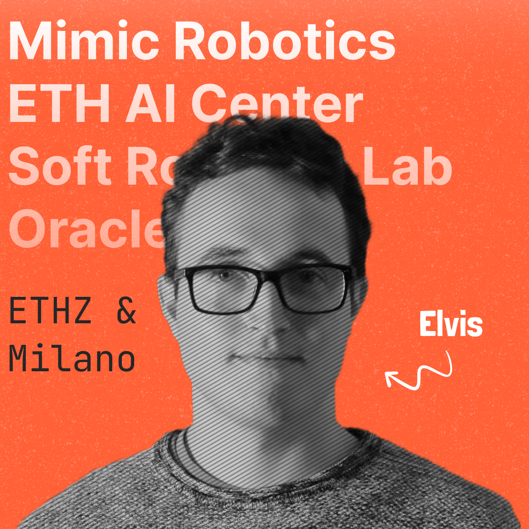 ETH AI Fellow, Soft Robotics Lab & Building Mimic. Meet Elvis.