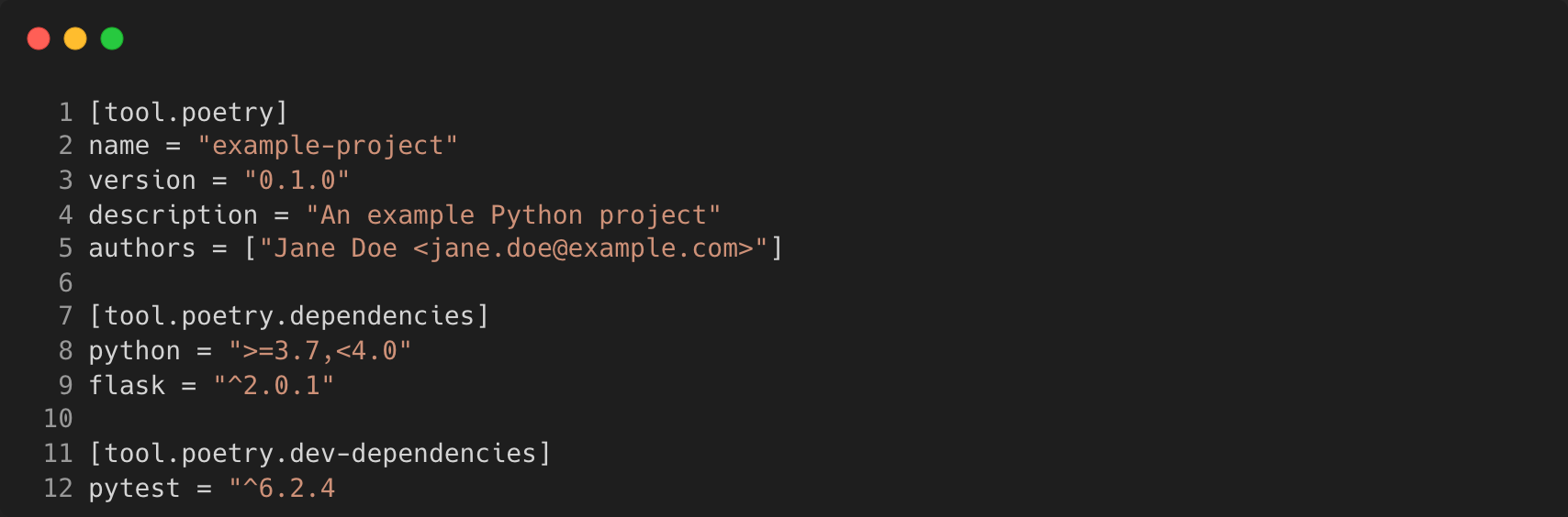Configuration Data Formats in Data Engineering