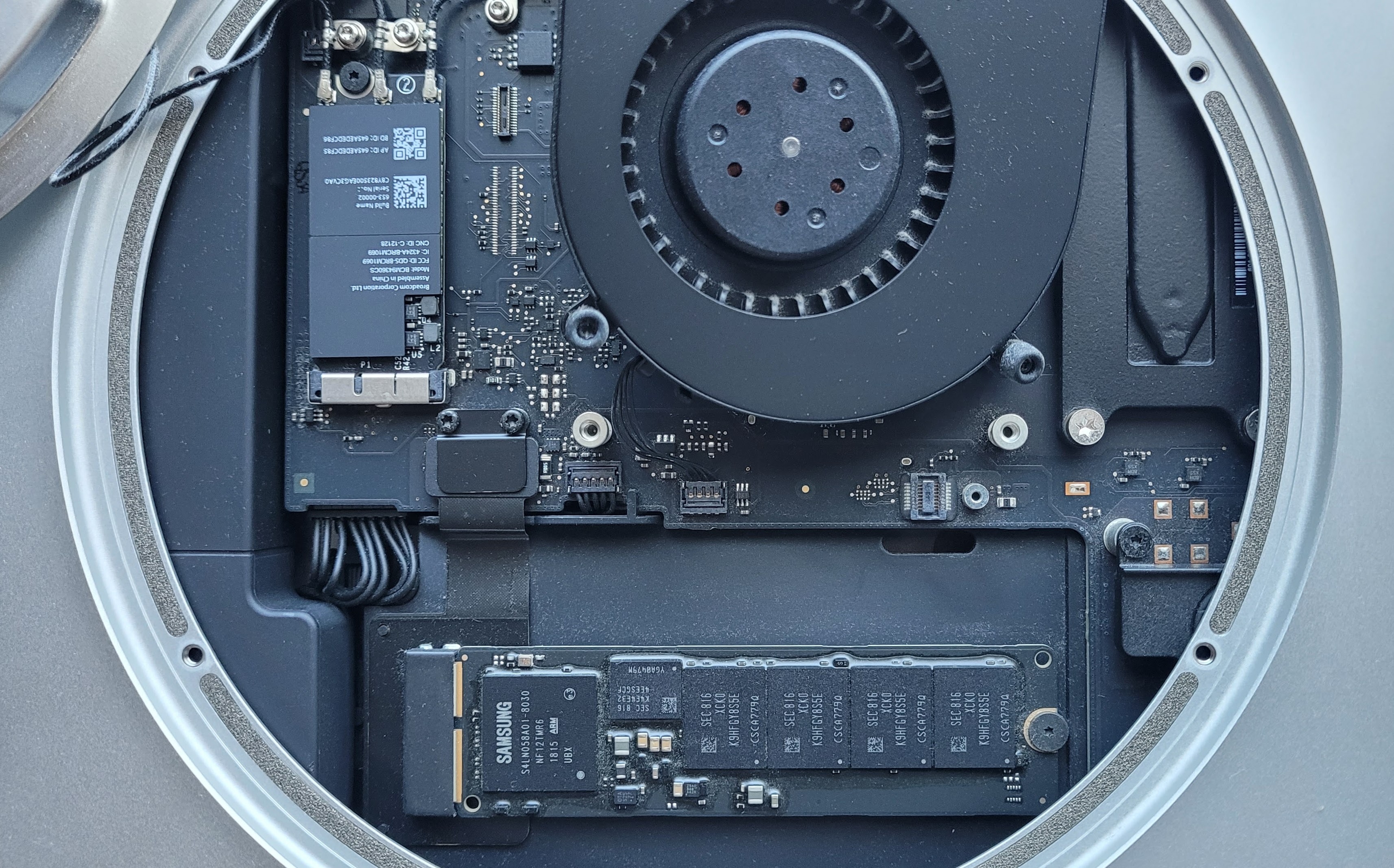 After some gentle cleaning, it looks much better inside