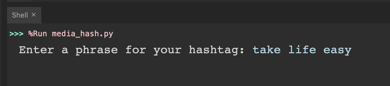 Use Python to Generate Social Media Hashtags