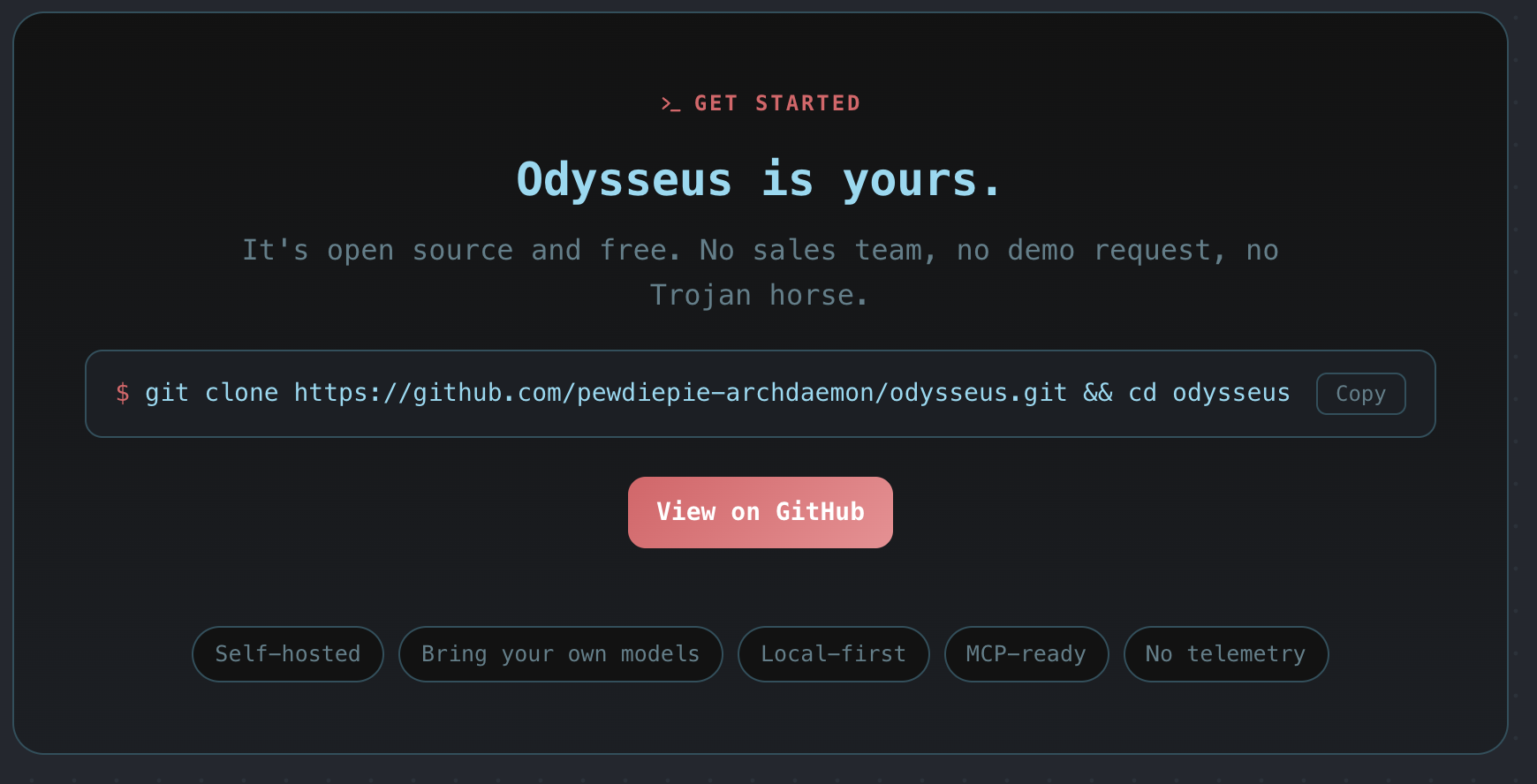 Setup Guide: Odysseus from pewdiepie!? - by W J Pearce