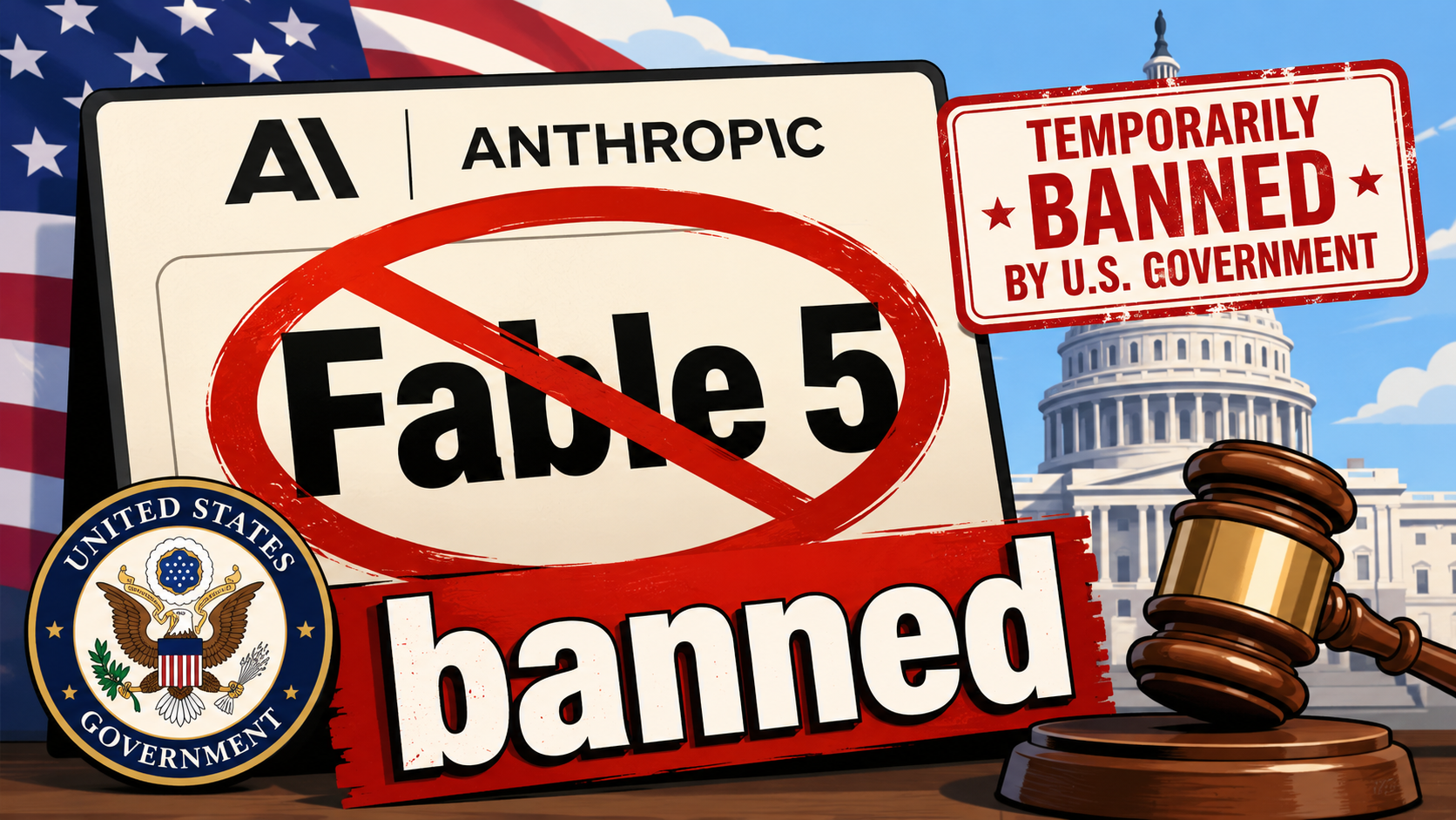Miniatura dla 🚨 Nowy model Anthropica Fable 5 zabroniony poza USA na wniosek rządu