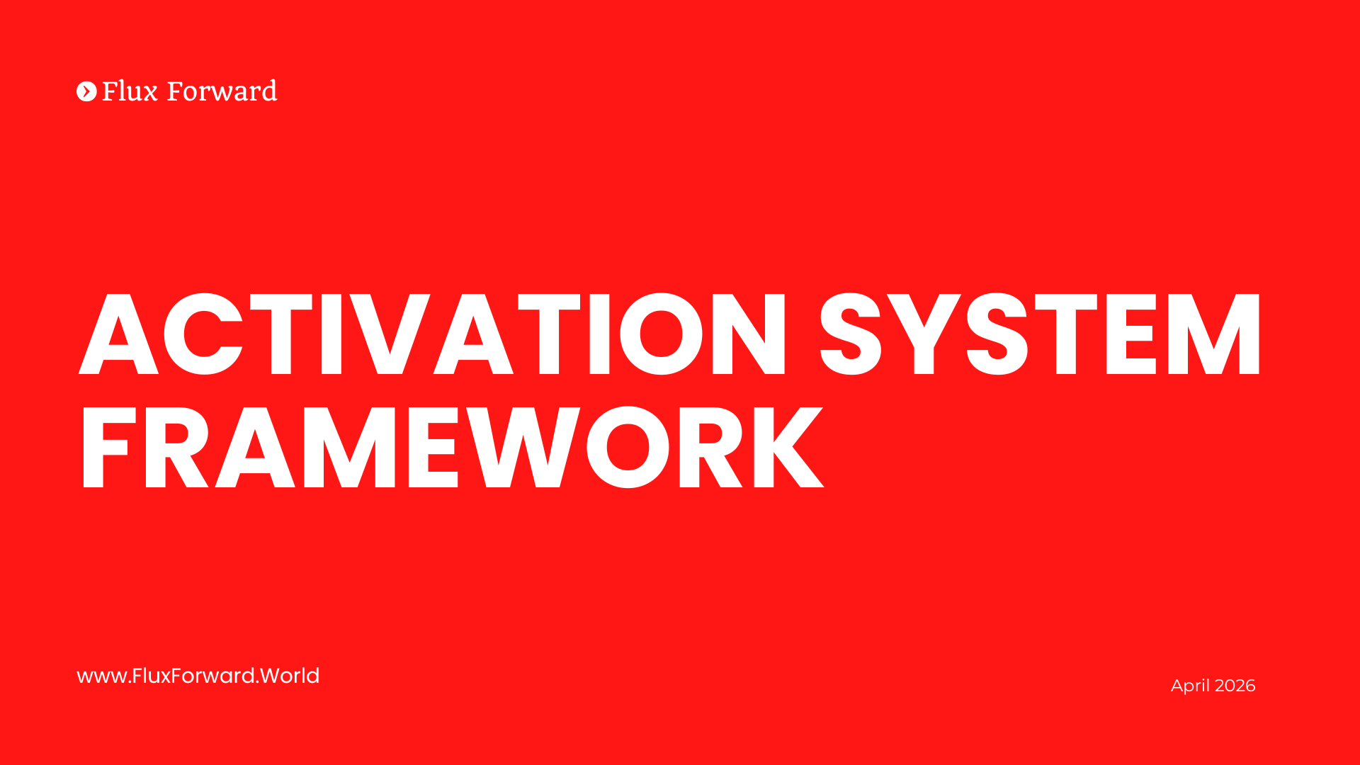 How activation actually happens cover image