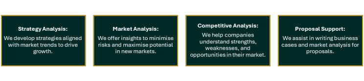 A structural breakdown of the corporate market intelligence and advisory services provided by NebuLink.