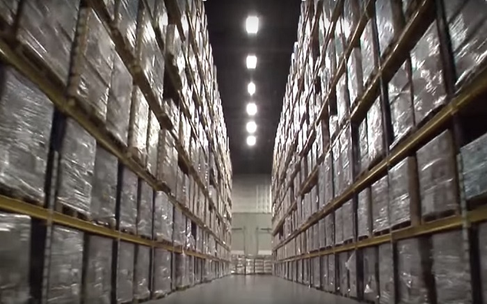 Inside a secret government warehouse prepping for societal collapse with medical supplies for public health emergencies