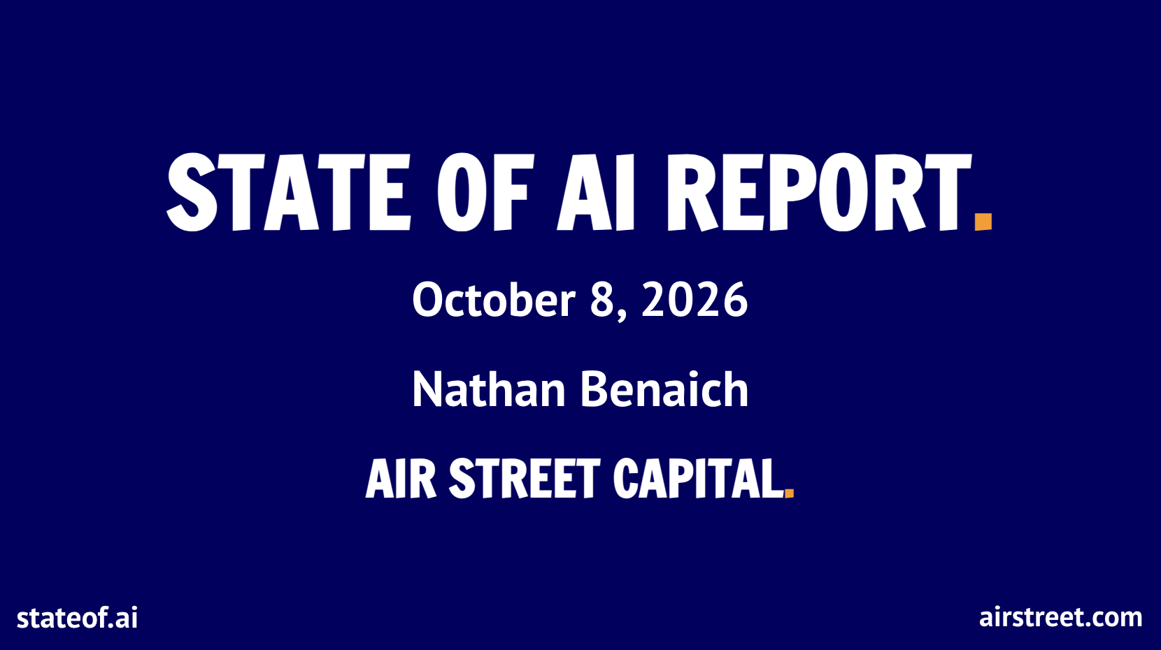The State of AI Report 2026