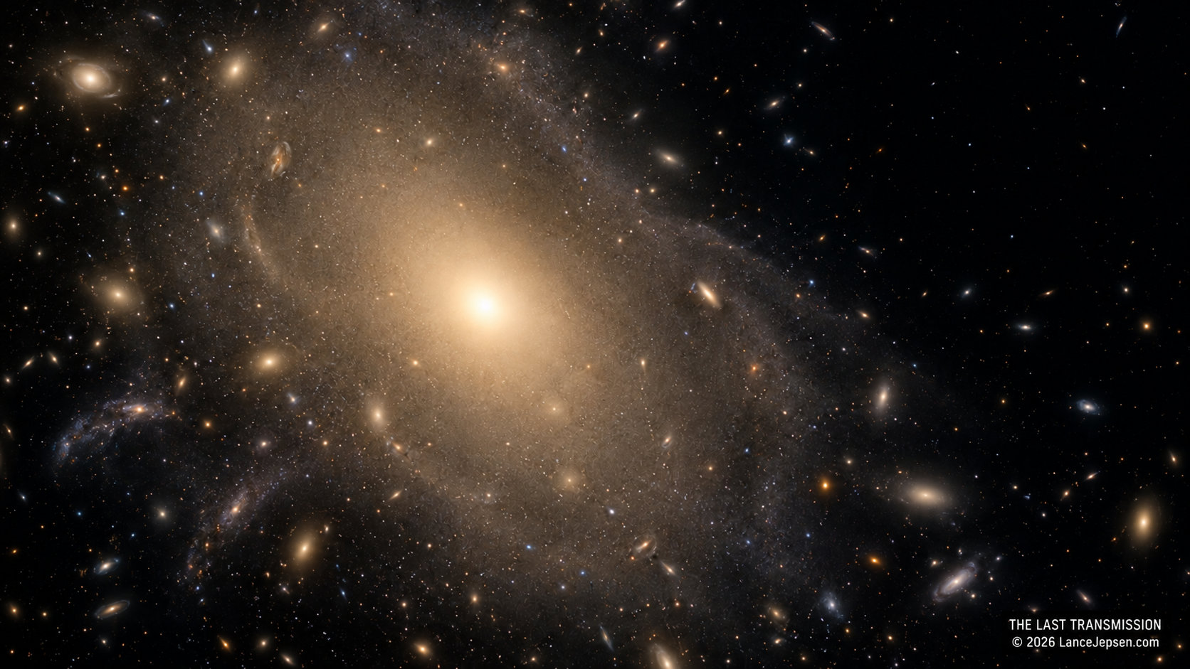 The Galaxy That Ate Its Way Across 1.7 Million Light-Years