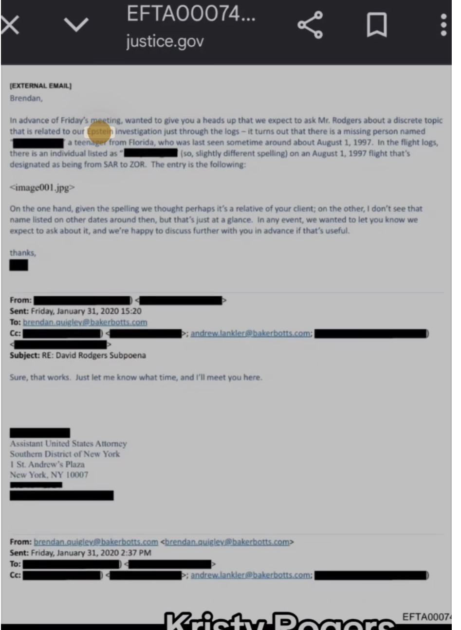 Ron Eppinger & Jeffrey Epstein A Perfect 10