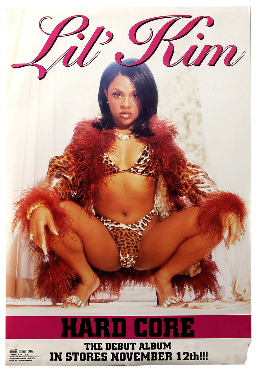 Hard Core Is Easy To Behold Lot Detail - Lil Kim 1999 “Hardcore” Promotional Album Cover Poster