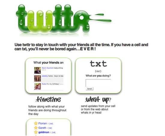 First Versions: Twitter