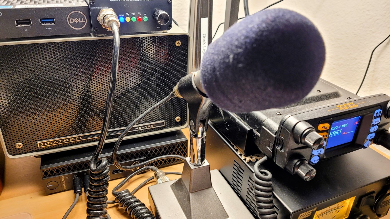 AllStarLink and WIRES-X nodes on desk