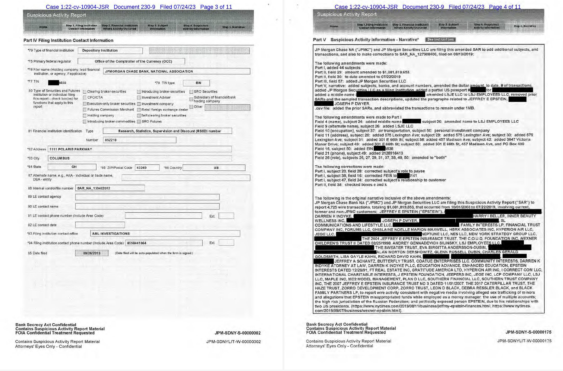 Image from the original banks investigation, reproduced by its publisher